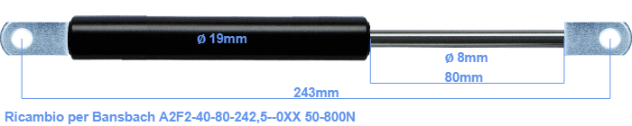 Bansbach A2F2-40-80-242,5--0XX