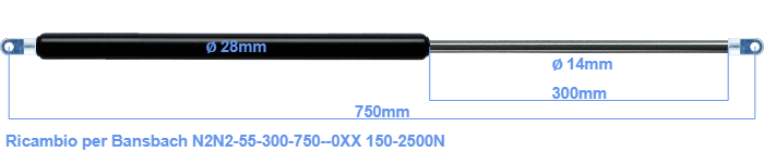 Bansbach N2N2-55-300-750--0XX