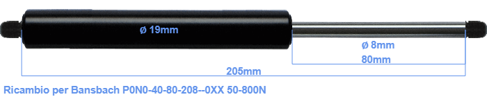 Bansbach P0N0-40-80-208--0XX