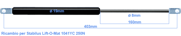 Stabilus Lift-O-Mat 1041YC