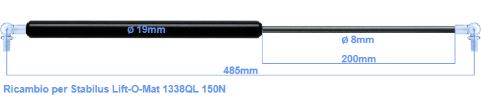 Stabilus Lift-O-Mat 1338QL