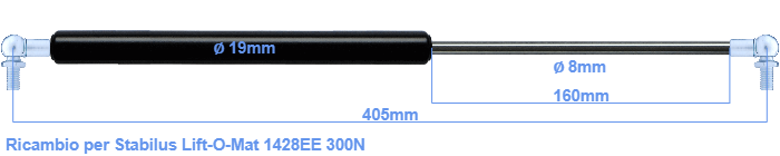 Stabilus Lift-O-Mat 1428EE