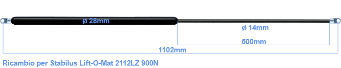 Stabilus Lift-O-Mat 2112LZ