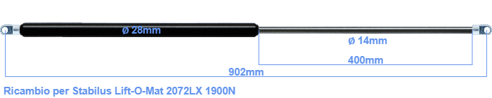Stabilus Lift-O-Mat 2072LX