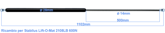 Stabilus Lift-O-Mat 2108LB