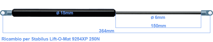 Stabilus Lift-O-Mat 9254XP