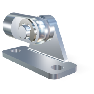M3.5 Occhio (11mm) snodato con basetta a forcella