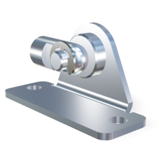 M5 Occhio (16mm) Inox 304 V2A snodato con basetta a forcella