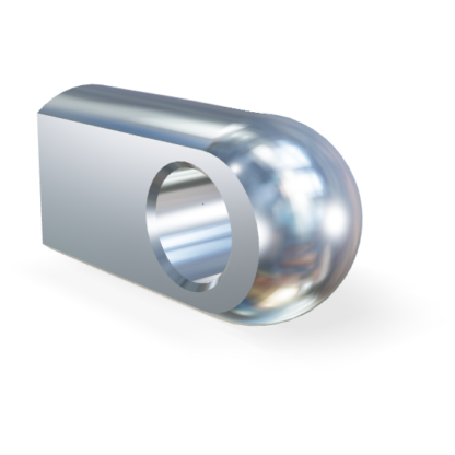 M8 Occhio 19mm (spessore 10mm, foro 8.1mm)