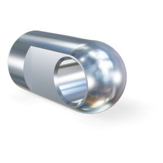 M8 Occhio 19mm (spessore 10mm, foro 8.1mm) Inox 304 V2A