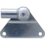 M8 Snodo sferico (30mm) Inox 304 V2A con piastrina di fissaggio