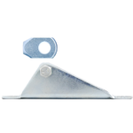 M5 Occhio (16mm) snodato con basetta a forcella