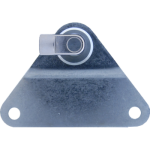 M5 Occhio (16mm) Inox 304 V2A snodato con piastrina di fissaggio