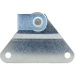 M8 Occhio (19mm) snodato con piastrina di fissaggio