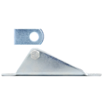 M8 Occhio (19mm) snodato con basetta a forcella