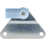 M8 Occhio (27mm) snodato con piastrina di fissaggio