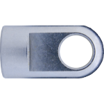 M8 Occhio 19mm (spessore 10mm, foro 8.1mm) Inox 304 V2A