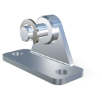 Basetta a forcella 4mm diametro