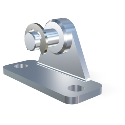 Basetta a forcella 4mm diametro