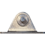 Basetta a forcella 6mm diametro Inox 304 V2A