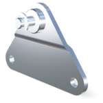 Piastrina di fissaggio 6mm diametro Inox 304 V2A