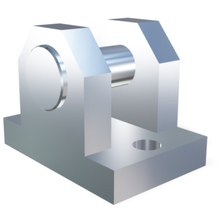 Basetta a forcella 14mm