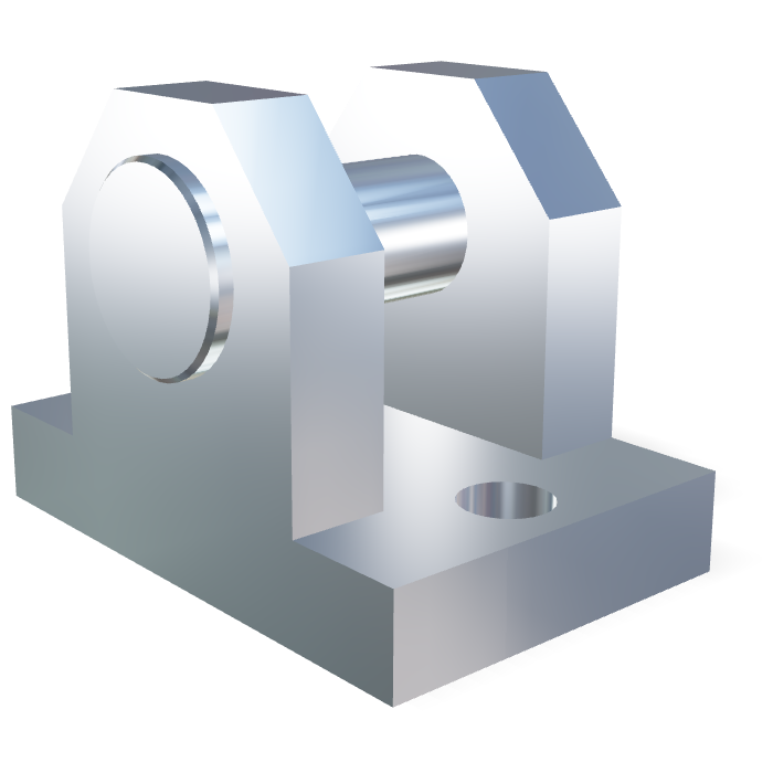 Basetta a forcella 14mm