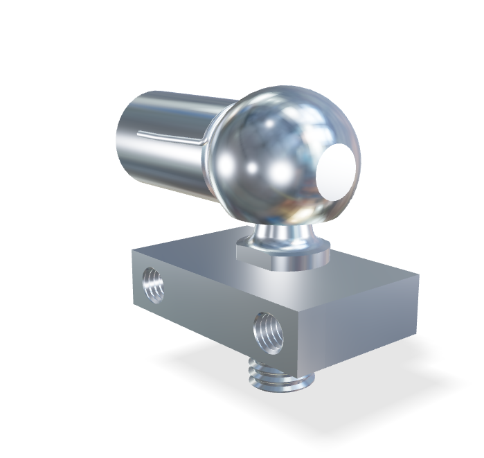 M14 Snodo sferico con flangia