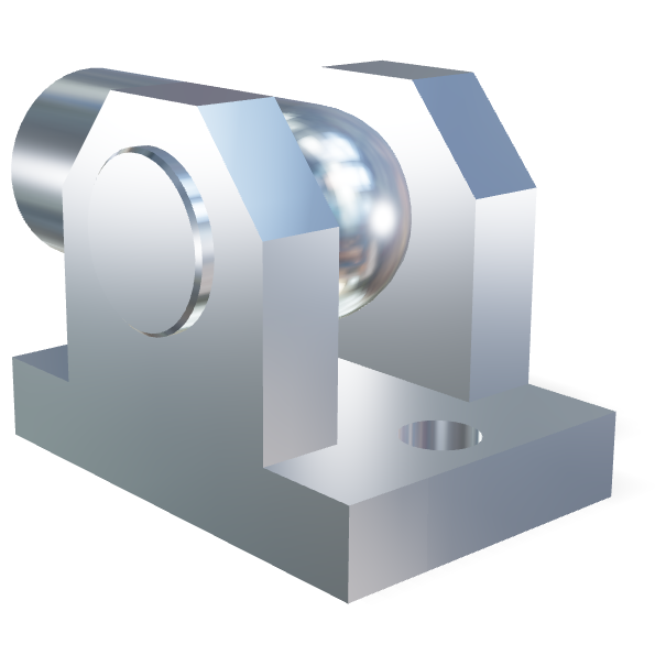 M14 Occhio con basetta a forcella