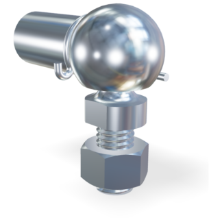 M5 Snodo sferico 18mm (sfera con M5)