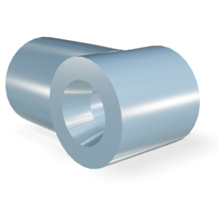M8 Occhio plastica 21/24mm (spessore 18mm, foro 8.1mm)