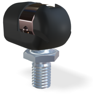 M8 Snodo sferico plastica (18mm)